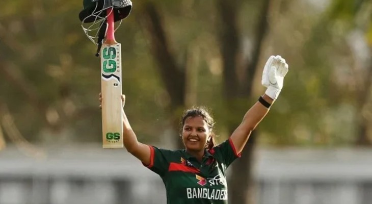 অস্ট্রেলিয়ার বিপক্ষে ইতিহাস গড়া সেঞ্চুরি সোবহানা মোস্তারির